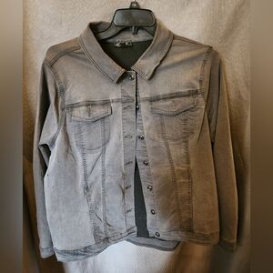DG2 by Diane Gilman Denim Jacket 1X